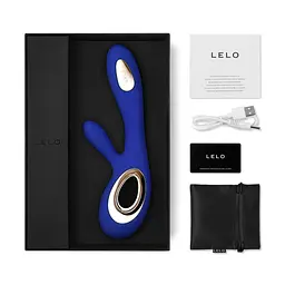 Вібратор-кролик Lelo Soraya Wave 21.8 см синій - мініатюра 9
