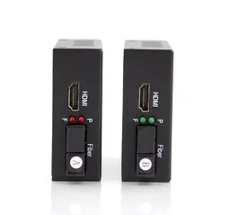 Активный удлинитель HDMI сигнала по оптоволоконному кабелю Voltronic Fiber Extender 20 km - мініатюра 2