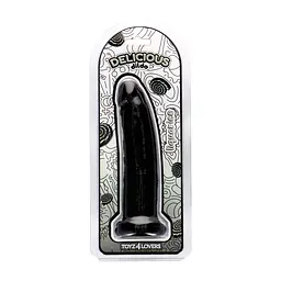 Фалоімітатор з ароматом лакриці - Toyz4lovers Delicious Dildo Liquorice, 19,5 см - мініатюра 1