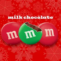 Тростина з драже M&M's Milk Chocolate Christmas Candy Cane 85г - мініатюра 6