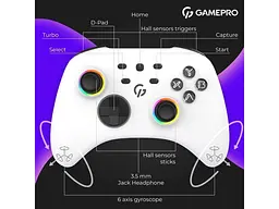 Геймпад GamePro GPX13W White - мініатюра 10