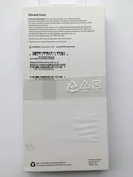 Оригінальний силіконовий чохол для Samsung Galaxy S21 FE (G990) Silicone Cover Black EF-PG990TBEGRU - мініатюра 4