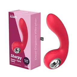 Вібратор Kissen Sharpy, 17.8 см (рожевий) - мініатюра 2