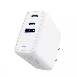 Зарядний пристрій Proove Shot GaN 67 W (2Type-C + USB) біле - мініатюра 4