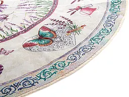 Скатертина гобеленова Lefard Lavander, 140х140 см (732-044) - мініатюра 2