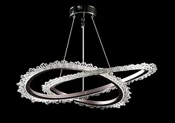Люстра стельова LED Splendid Ray L145/1, 40W, хром/сірий, регулювання висоти 30-90 см, сучасний стиль для дому