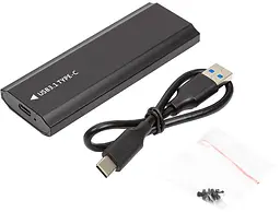 Зовнішня кишеня PowerPlant SSD Premium M.2 PCIe NGFF/NVMe USB3.1 (HC380459) - мініатюра 6