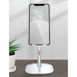 Настільна підставка для телефону і планшета Baseus Literary Youth Desktop Bracket Silver SUWY-A0S - мініатюра 6