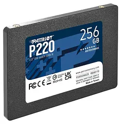 Накопичувач SSD Patriot P220 256GB 2. 5" 7mm SATAIII - мініатюра 3