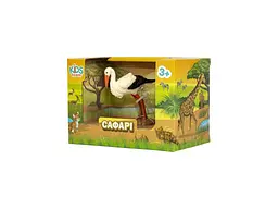 Фігурка KIDS TEAM ANIMALS тварини "Сафарі" Q9899-A50 Лелека - мініатюра 3
