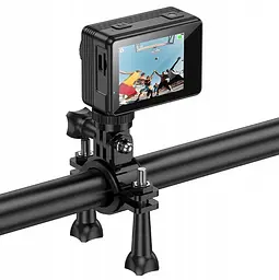 Екшн камера Hoco DV103 Dual color screen sports camera Black - мініатюра 4