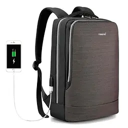 Рюкзак міський офісний розширюваний Tigernu T-B3331A 22л з USB для ноутбука 15.6" Black (17056) - мініатюра 2