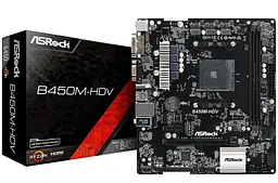 Материнська плата AsRock B450M-HDV (B450M-HDV) (Socket AM4, AMD B450, Micro-ATX) Б/в - мініатюра 5