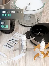 Металевий подрібнювач 10 в 1 - Hoffmans HM - 8849 - мініатюра 5