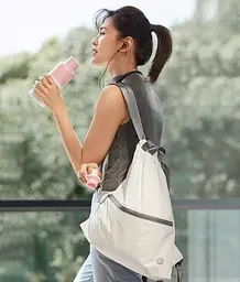 Рюкзак RunMi 90 Ninetygo Lightweight Urban Drawstring Backpack White - мініатюра 6