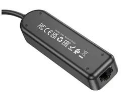 Конвертер адаптер USB Borofone на мережевий вихід RJ-45 DH6 Erudite 4-in-1 Gigabit Ethernet Adapter 120 см - мініатюра 4