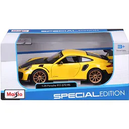 Ігрова автомодель Maisto Porsche 911 GT2 RS 1:24 (31523 yellow) - мініатюра 19