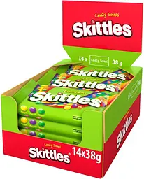 Упаковка драже Skittles Кисломікс 38 г x 14 шт