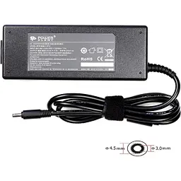 Блок живлення для ноутбуків PowerPlant DELL 220V, 19.5V 130W 6.7A (4.5*3.0)