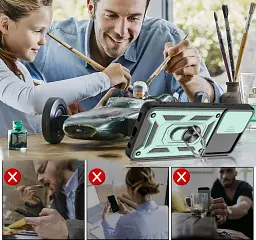 Панель BeCover Military для Motorola Moto G04/G04s Dark Green (713064) - мініатюра 5