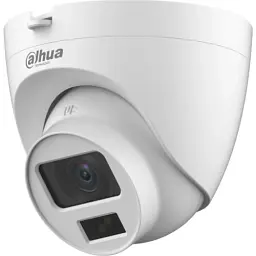 Камера HDCVI Dahua DH-HAC-HDW1200CLQP-IL-A (2.8мм), White, 1920x1080, 2 Мп, f=2.8 мм CMOS, ІЧ + видиме світло до 20 м, мікрофон, -40°C ~ +60°C, IP67