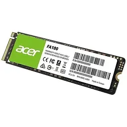 SSD 256Gb Acer FA100 M.2 2280 NVMe 1.4 PCIe Gen 3x4 3D NAND, Retail - мініатюра 3