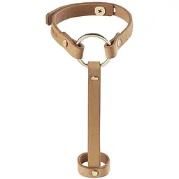 Пара браслетів на зап'ястя і палець Bijoux Indiscrets MA Hand Bracelet Harness Black екошкіра One size - мініатюра 2