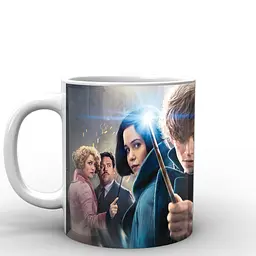 Кухоль GeekLand Fantastic Beasts Фантастичні тварюки постер FB.02.001 330 мл білий - мініатюра 2