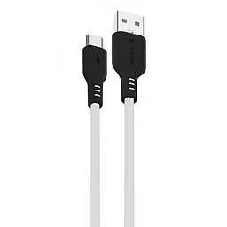 Кабель Proove Rebirth USB to Type-C 3A (1m) black/white (CCRE60001202)