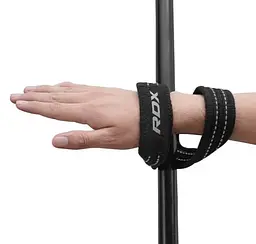 Силові ремені RDX Gym Lifting 8 Figure Straps Gray M (WAC-W8G-M) - мініатюра 3