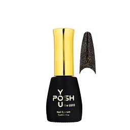 Топ для гель лаку без липкого шару YouPOSH Shimmer Gold з золотистим шимером, 7 мл