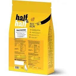 Корм сухий HalfHalf для дорослих котів із яловичиною 8 кг - мініатюра 2