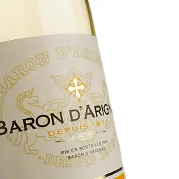 Вино Baron d'Arignac Białe, 10,5%, 0,75 л - мініатюра 3