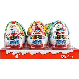 Уцінка. Яйце Kinder Maxi Surprise Новорічне 100 г - мініатюра 11