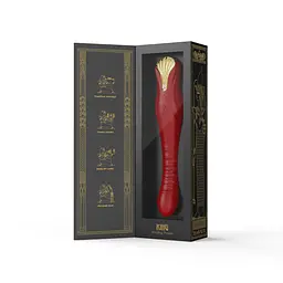 Смартвібратор-пульсатор Zalo - King Wine Red Zalo SO6656 93153 - мініатюра 10