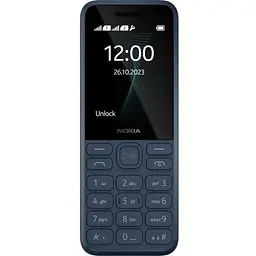 Телефон кнопковий Nokia 130 TA-1576 Dl Sim 2023 темно-синій - мініатюра 3