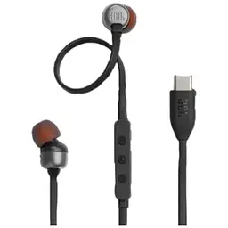 Навушники провідні JBL T310C USB-C (JBLT310CBLK) з мікрофоном чорні JBLT310CBLK - мініатюра 2