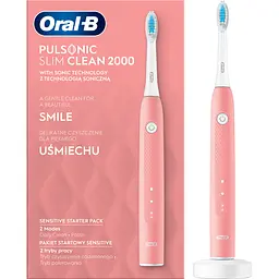 Електрична зубна щітка Oral-B Pulsonic Slim Clean 2000 Pink [122535] - мініатюра 2