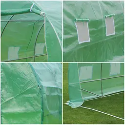 Теплиця тунельна Greenhouse 12м2 (400х300х200см.) - мініатюра 5