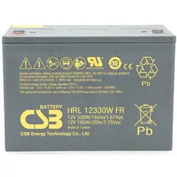 Акумулятор CSB HRL12330W AGM 12V 100Ah - мініатюра 2