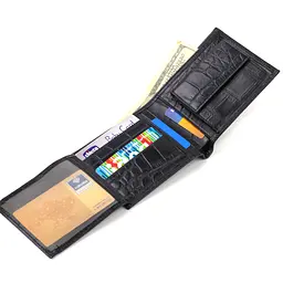 Чоловічий шкіряний гаманець Canpellini 12х9.7х1 см acs0025690 - мініатюра 5