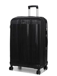 Валіза дорожній Великий (L) Поліпропілен Airtex 637 96 л 75х49х29 Чорний (Black)