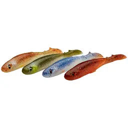 Силікон Savage Gear Slender Scoop Shad 150 мм 17.0g Clear Water Mix (4 шт/уп) - мініатюра 2