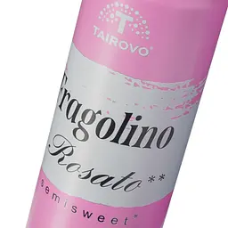 Напій винний Tairovo Fragolino Rosato слабоалкогольний газований напівсолодкий рожевий 6-6.9% 0.33 л - мініатюра 4