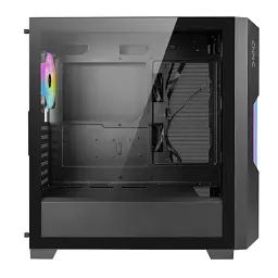 Корпус AZZA GUARDIAN GLASS, Black, без БЖ, Mid Tower, для E-ATX / ATX / Micro ATX / Mini ITX, Type-C / 2xUSB 3.0, макс. CPU - 170 мм / VGA - 400 мм, 1x120 мм ARGB, бічна панель із загартованого скла (CSAZ-520BG) - мініатюра 2