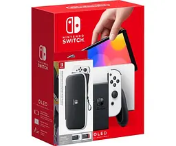 Ігрова консоль Nintendo Switch OLED model White + Чохол + Захисна плівка Carrying Case & Screen Protector - мініатюра 8
