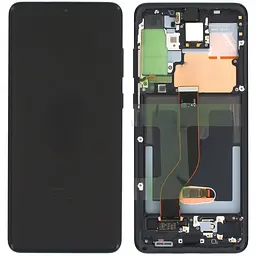 Дисплей Samsung G985 Galaxy S20+ /G986 чорний, OLED, з рамкою, Cosmic Black