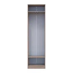 Шафа для одягу Doros Сола Дуб Сонома/Білий ДСП 60х40х215 (44900344) - мініатюра 6