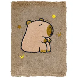 Блокнот А5 ZiBi Capybara 25 Kids Line плюшевий клітинка 80 аркушів (ZB.700046) - мініатюра 2