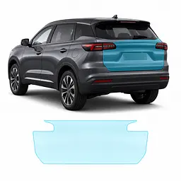 Антигравійна захисна бронеплівка за лекалами для Chery Tiggo 7 Pro Max (PHEV) I 2024- зона кришки багажника